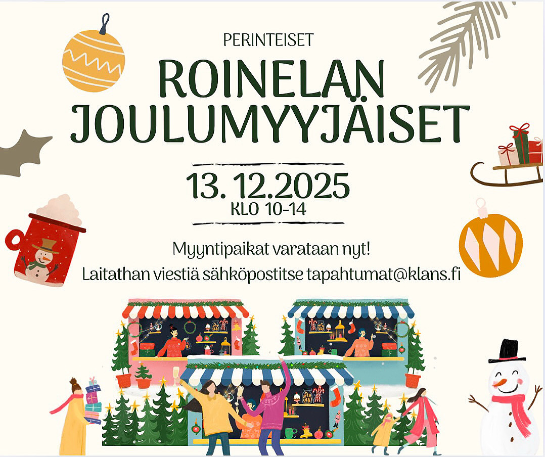 Roi­ne­lan jou­lu­myy­jäi­set